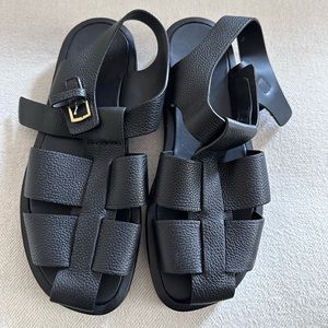 THE ROW fisherman woven sporty sandals